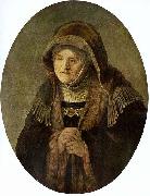 Portrat der Mutter Rembrandts, Oval REMBRANDT Harmenszoon van Rijn